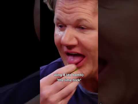 Gordon Ramsay's reaction to every wing on Hot Ones 💀