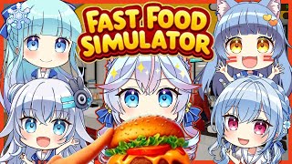 【#AQUASODA】みんなでハンバーガー屋さんを経営します🍔【ファーストフードシュミレーター】