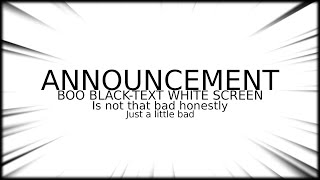ANNOUNCEMENT