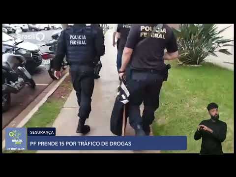 Polícia Federal prende 15 pessoas por tráfico de drogas