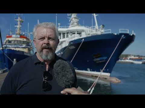 Rickard Olsson, Master of R/V Skagerak