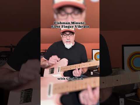 How To Play: First Finger Vibrato's on Electric Guitar w/ Greg Koch