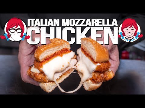 THE WENDY'S ITALIAN MOZZARELLA CHICKEN (JUST HOMEMADE & WAY BETTER) | SAM THE COOKING GUY