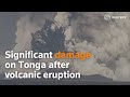 Volcanic ash a big concern after Tonga tsunami