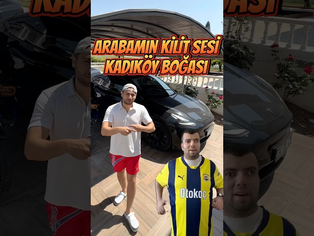 Arabamın Kilit Sesi Kadıköy Boğası 💙💛 #summeronshorts