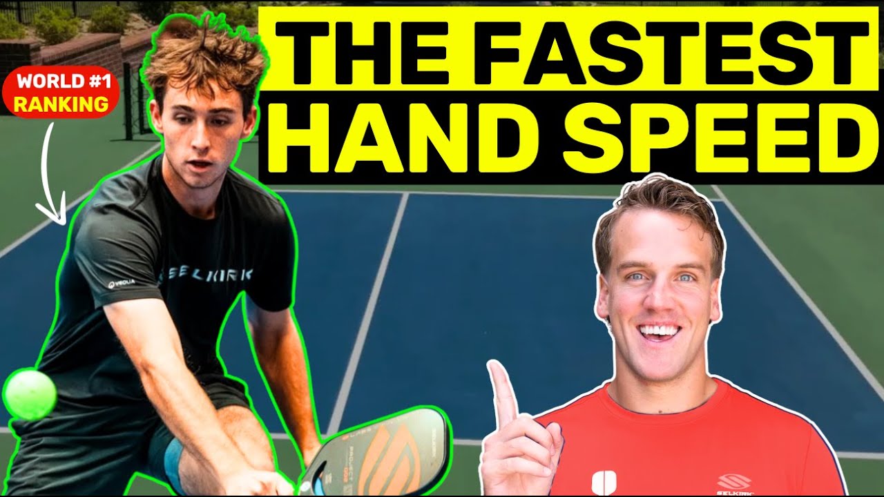 The #1 pickleball player in the world | 5 Keys to have SUPER fast hands like Dylan Frazier!