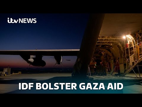 Israel to open humanitarian corridors and begin aid drops over Gaza | ITV News
