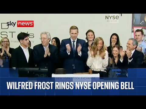 Sky News' Wilfred Frost opens New York Stock Exchange