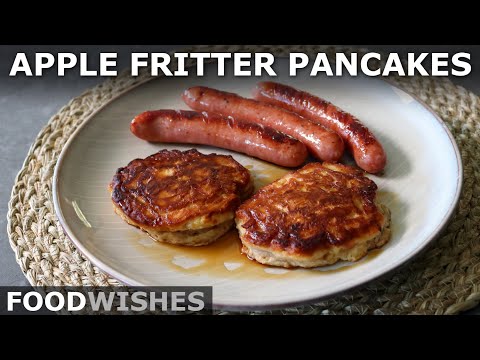 Easy Apple Fritter Pancakes - Food Wishes