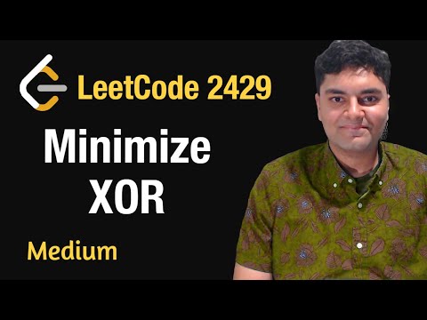 Minimize XOR - Leetcode 2429 - Python