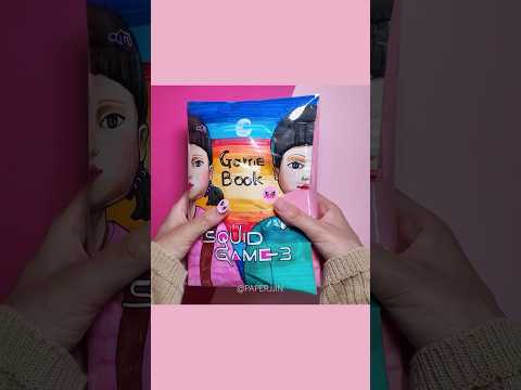 Squid game 3 Game book 오징어게임 3 게임북🎮🦑🥲 #squidgame #netflix #papercraft #diy #종이놀이 #오징어게임