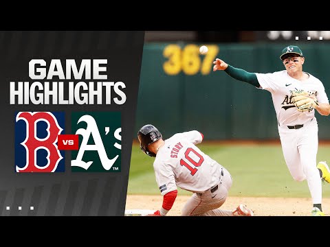 Red Sox vs. A's Game Highlights (4/3/24) | MLB Highlights video clip