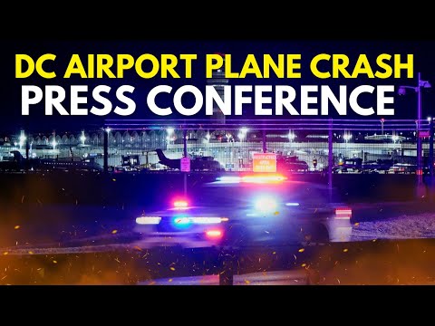 Reagan Airport Plane Crash LIVE: American Airlines Jet Collides With Army's Black Hawk | Washington