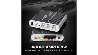 Pratinjau video produk Lepy Audio Amplifier Bluetooth HiFi Stereo Treble Bass Booster - LP-838BT