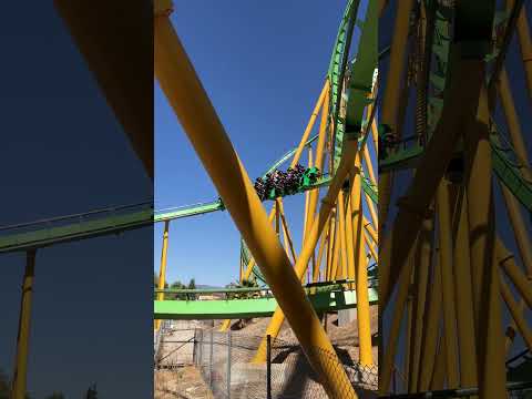 Off-ride Riddler's Revenge At Six Flags Magic Mountain #rollercoaster #sixflagsmagicmountain #ride