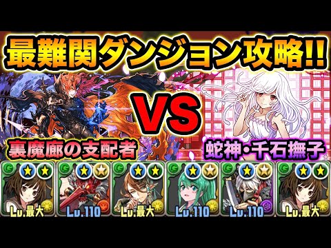 裏魔廊の支配者を千石撫子で攻略！３ターンのスキルが超優秀です！物語シリーズ【スー☆パズドラ】