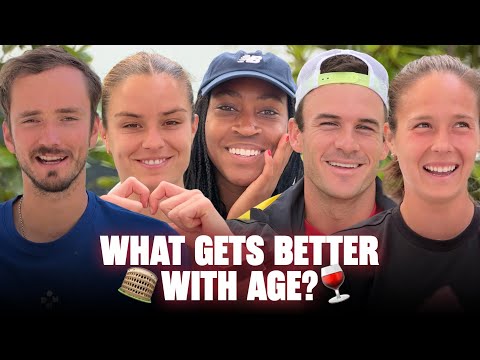 Stefanos Tsitsipas, Iga Swiatek, Daniil Medvedev & morę talk beauty with age 🥰