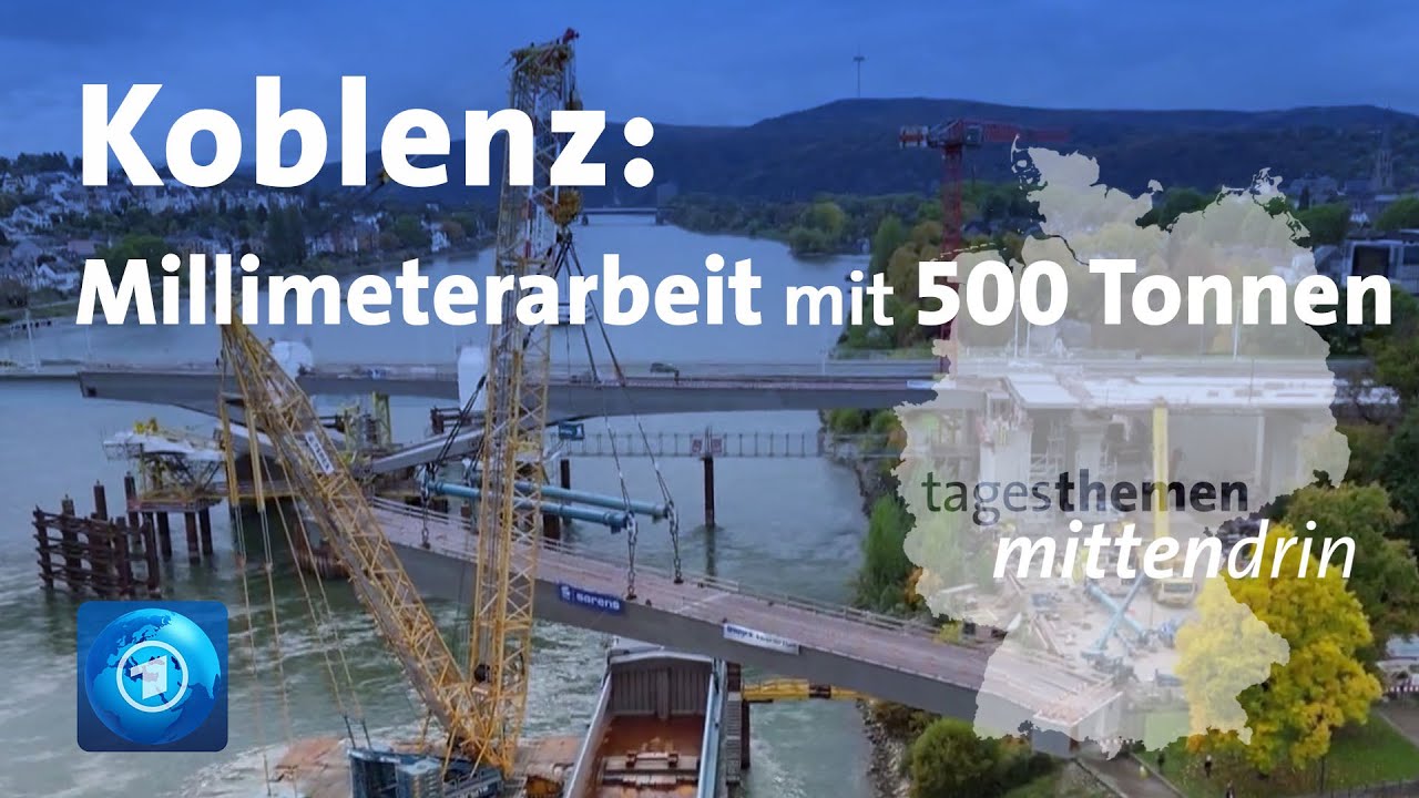 Koblenz: Warum Brücken bauen so lange dauert | tagesthemen mittendrin