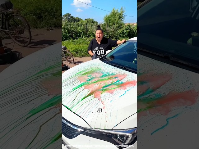 🥲😭 Catastrophe de voiture 🎨🚗😡#shorts #ytshorts #trending #shortsfeed #funny
