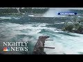 Boat stuck at Niagara Falls for more than 100 years comes loose