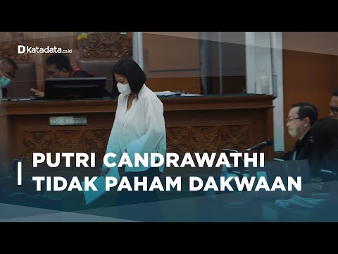 Momen Putri Candrawathi Tidak Memahami Dakwaan Jaksa | Katadata Indonesia