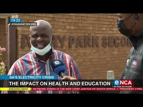 SA's Electricity Crisis | The impact on health and education