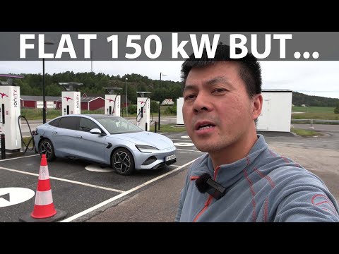 BYD Seal charging test vs Tesla, Polestar and MG