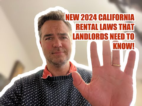 ⚠️ NEW rental laws EVERY California landlord NEEDS to know for 2024 🏡
