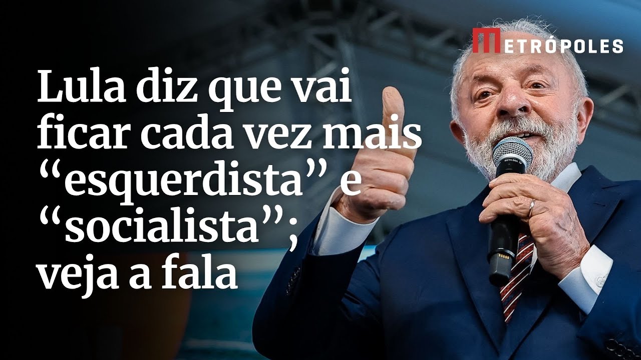 Lula diz que vai ficar cada vez mais esquerdista e socialista Veja a fala