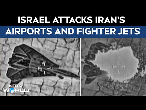 Israel Attacks Iran | Israel Destroys Iran's 'Mock-up' F-14 Tomcats Jets