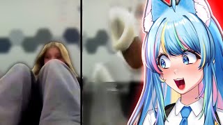 NÃO PODE RIR da menina CAINDO