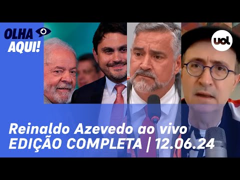 Reinaldo Azevedo ao vivo: PF indicia ministro, fala de Lula, Pimenta x bolsonaristas e+ | OLHA AQUI