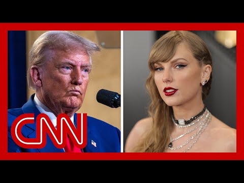 Hear Trump’s reaction to Taylor Swift endorsing Kamala Harris