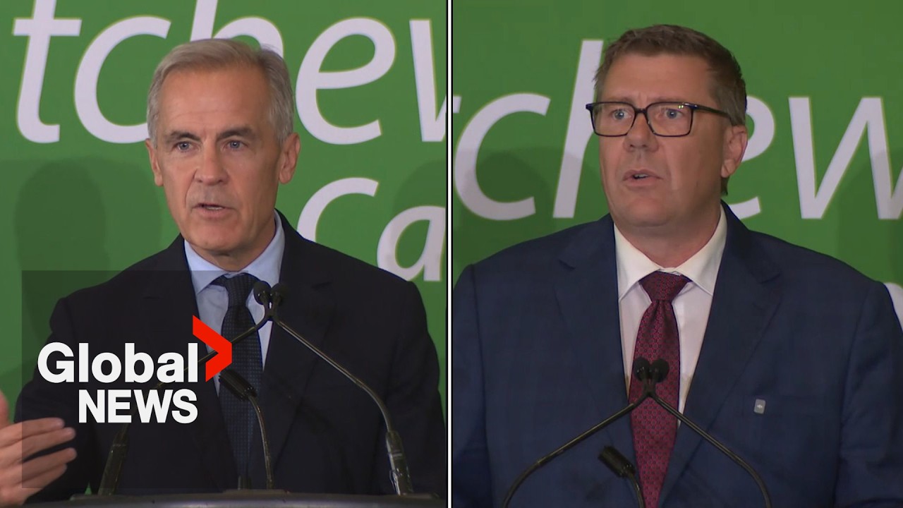 Carney joins Scott Moe for “historic investment” in Canadian data sovereignty | FULL