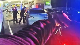 Bodycam Footage of Man Shot by Fresno Officer After Domestic Violence Call at 7-Eleven