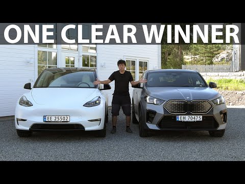 BMW iX2 vs Tesla Model Y interior review