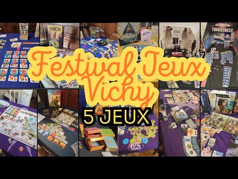 MA SELECTION DE 5 JEUX - VICHY 2024