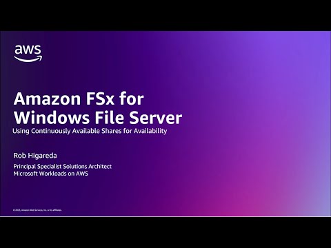 Using continuously available shares on Amazon FSx for Windows File Server