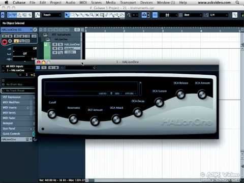Free 'Using VST Instruments' Tutorial taken from Cubase 5 Level 2 from Ask Video