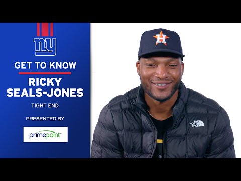 Get to Know: Tight End Ricky Seals-Jones | New York Giants video clip