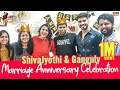 Himaja shares Shiva Jyothi, Ganguly wedding anniversary moments