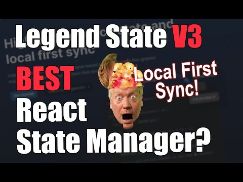 Legend State v3: Local first sync AND fastest React State manager!