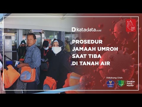 Prosedur Jamaah Umroh Saat Tiba di Tanah Air | Katadata Indonesia