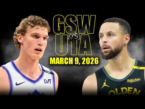 Golden State Warriors vs Utah Jazz Full Game Highlights – March 9, 2026 | NBA Season