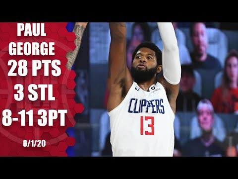 Paul George drills 8 3-pointers vs. Pelicans | 2019-20  NBA Highlights