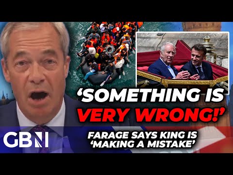 'WRONG!' Farage FUMES as King Charles vows 'NO BORDERS' with France: 'We're an ISLAND!'