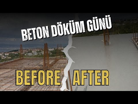 600 m² 3 Katlı Projemizde 1. Kat Tabliye Beton Dökümü Başladı! | Şantiye Günü