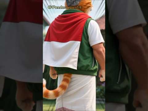Bendera nya di pake bapak #lucu #comedy #shortvideo #kucing #kucinglucu