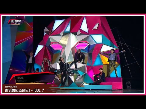 BTS (방탄소년단) Idol live at MAMA in Hong Kong 2018 [ENG SUB] [Full HD]