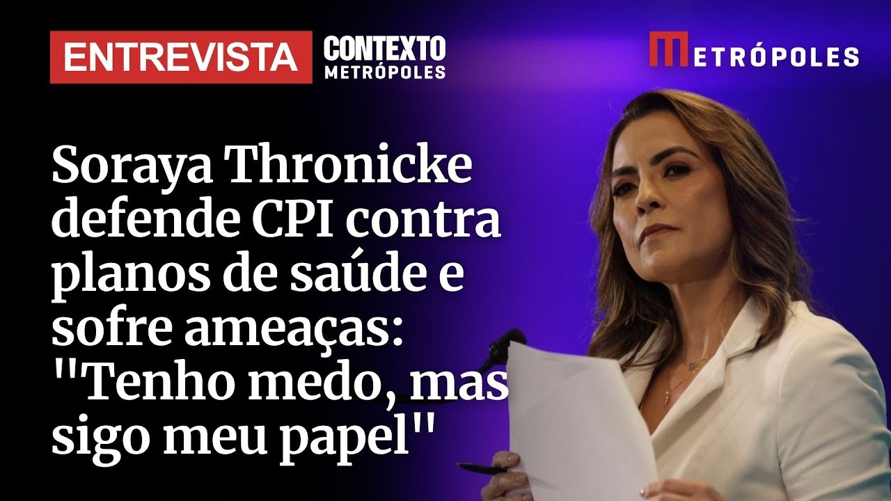 Soraya Thronicke defende CPI contra planos de saúde e sofre ameaças Tenho medo mas continuo